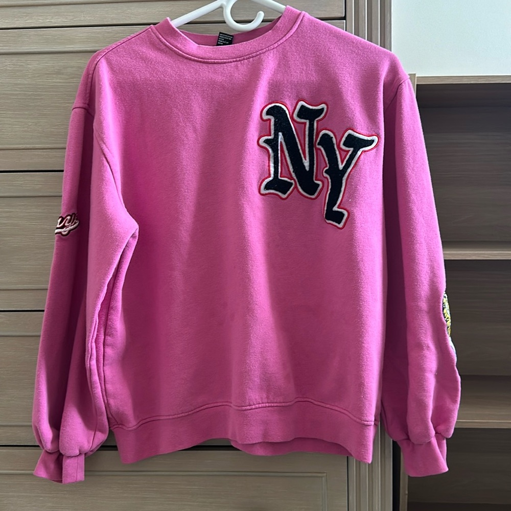 Hot Pink NY sweatshirt